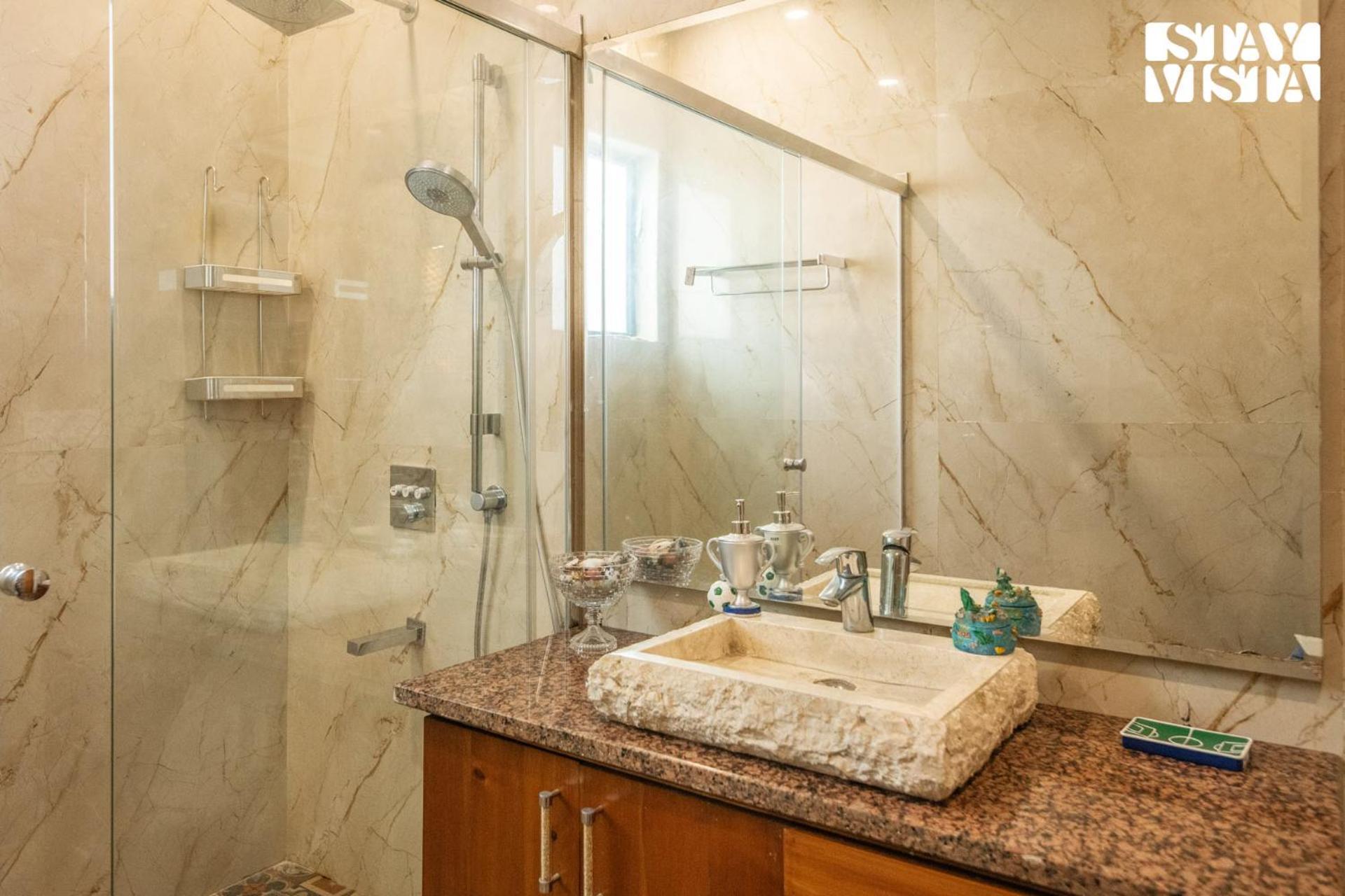Stayvista's Velvet Whisper - Urban Retreat With Contemporary Decor, Cozy Balcony & Lawn Villa *