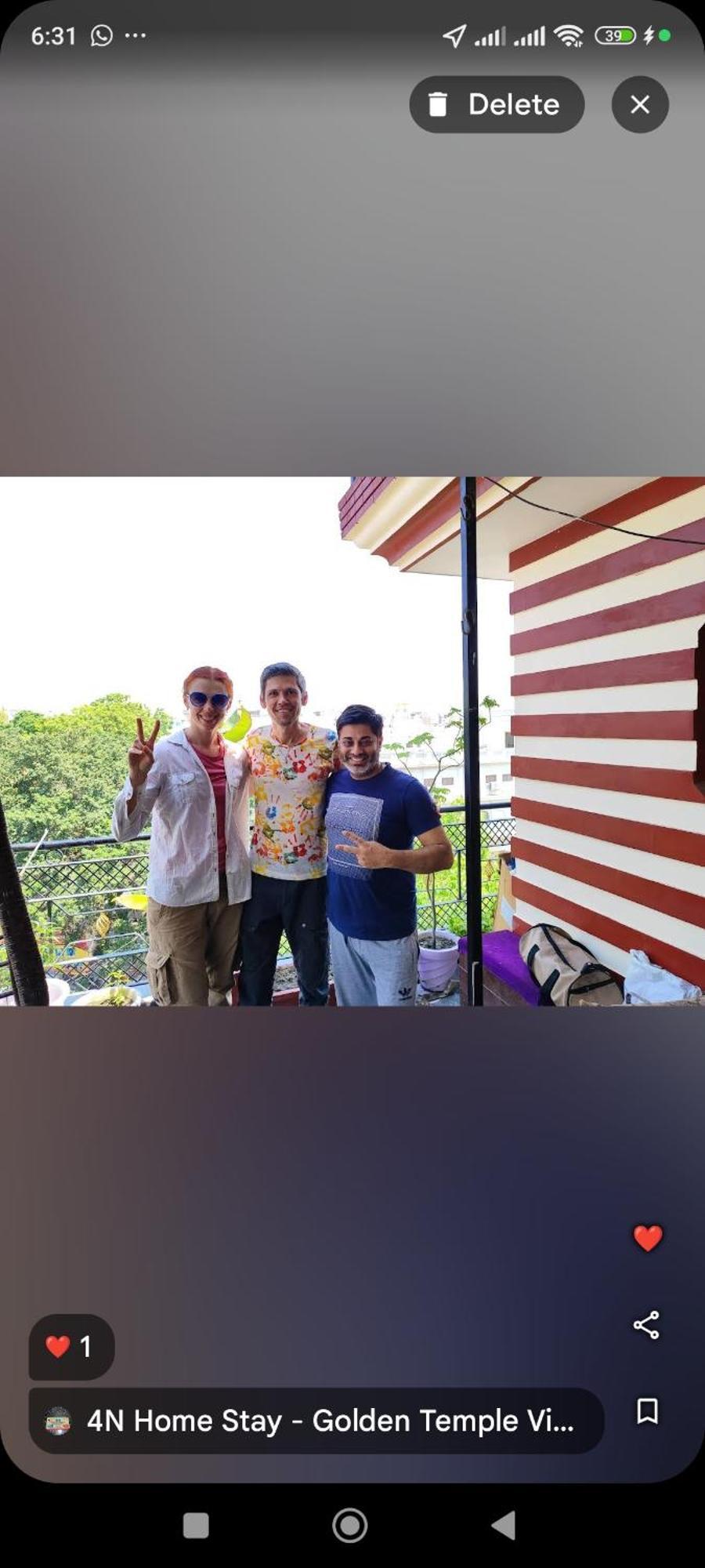 4n Homestay- Golden Temple View