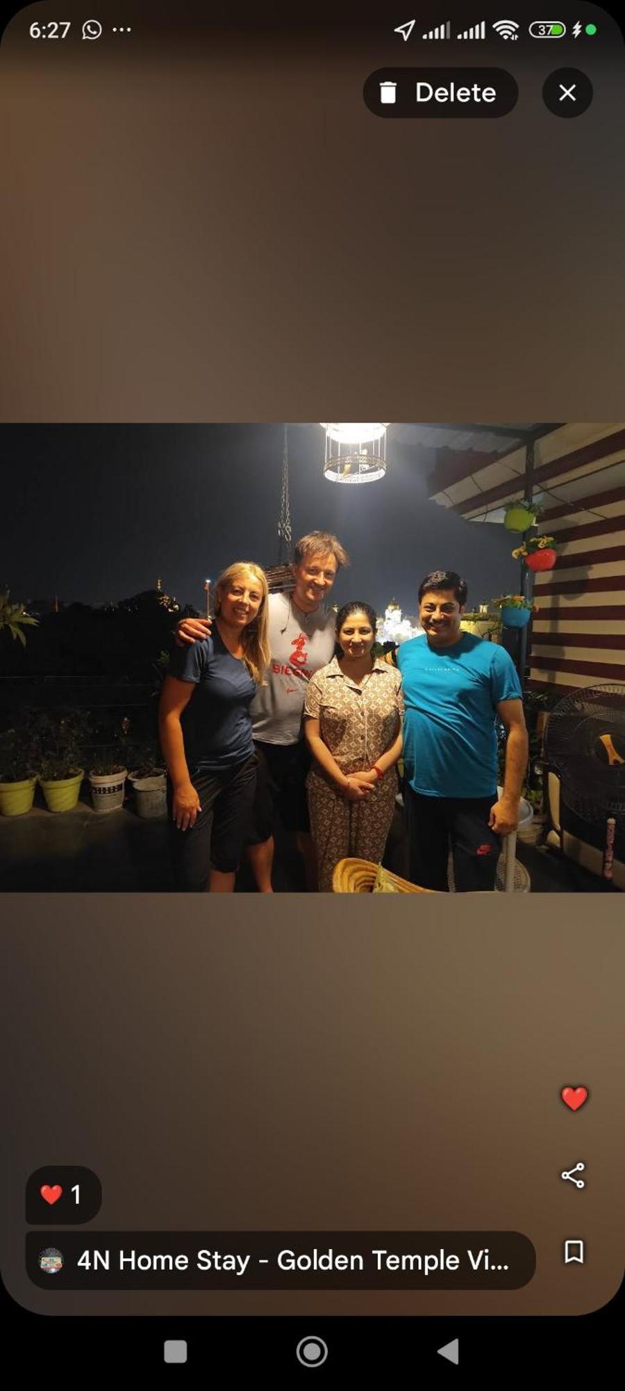 Bed & Breakfast 4n Homestay- Golden Temple View